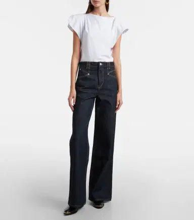 Isabel Marant Lemony wide-leg jeans | Thumbnail 2 Isabel Marant Lemony wide-leg jeans | Thumbnail 2