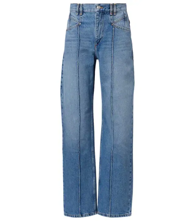 Drolane high-rise straight jeans