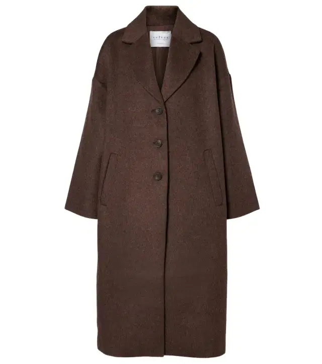 Velvet Lafayette wool-blend coat