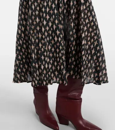 Velvet Kaitlyn beaded cotton-blend midi dress | Thumbnail 2