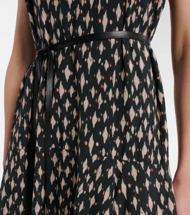 Velvet Kaitlyn beaded cotton-blend midi dress | Thumbnail 6