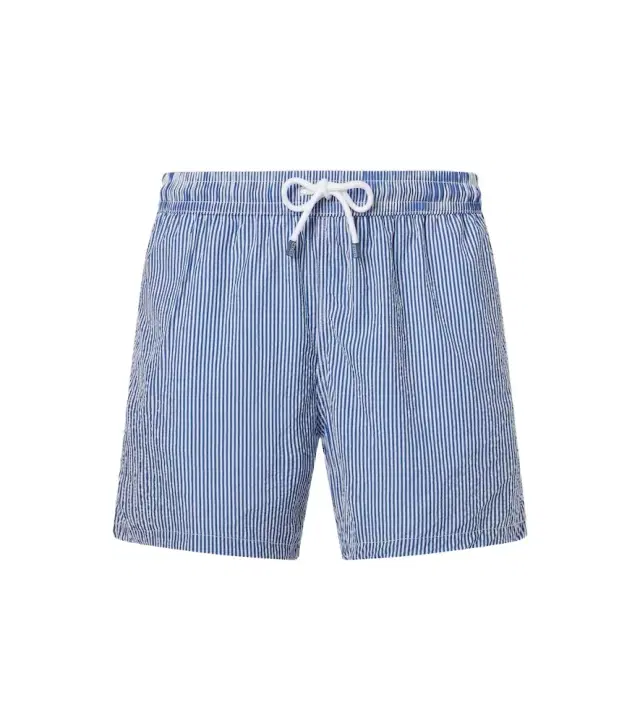Madeira striped swim trunks