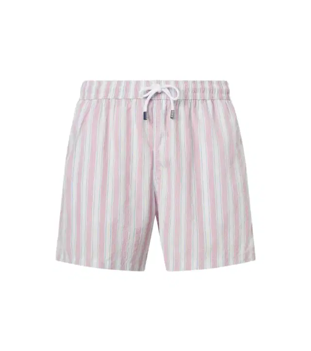 Madeira striped swim trunks