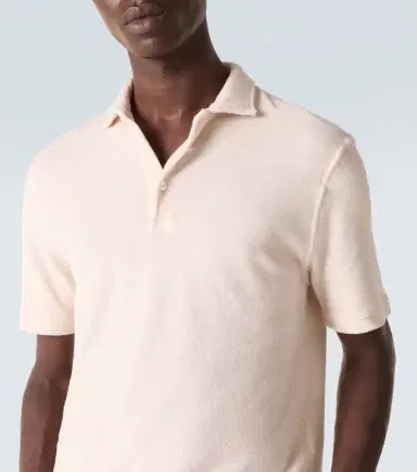 Fedeli Mondial cotton terry polo shirt | Thumbnail 3 Fedeli Mondial cotton terry polo shirt | Thumbnail 3