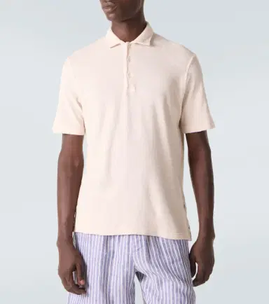 Fedeli Mondial cotton terry polo shirt | Thumbnail 5 Fedeli Mondial cotton terry polo shirt | Thumbnail 5
