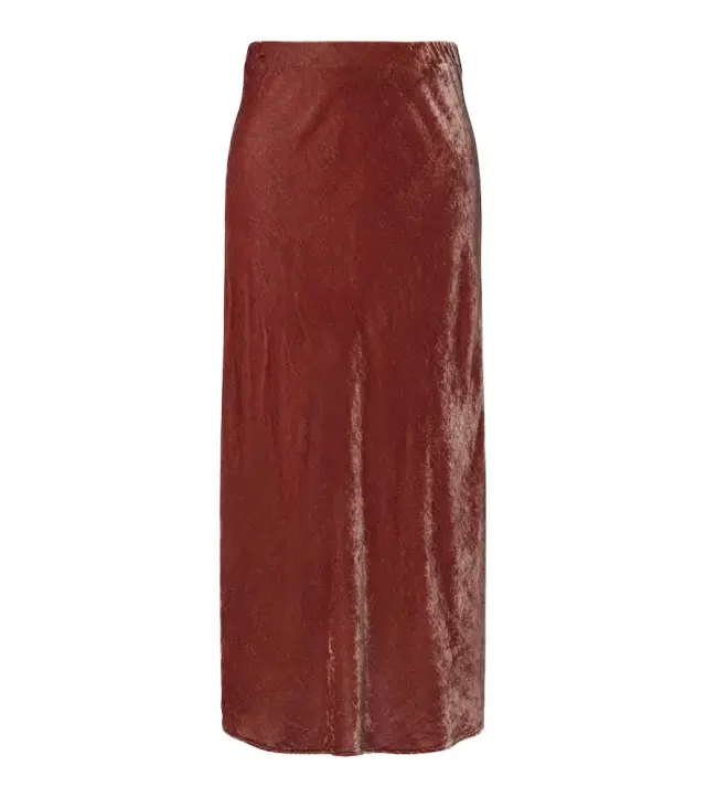 Velvet Felicity velvet midi skirt