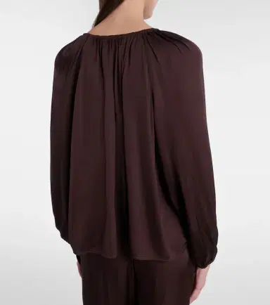 Velvet Lyla satin blouse | Thumbnail 3