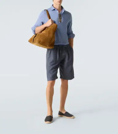 Fedeli Vico linen Bermuda shorts | Thumbnail 4