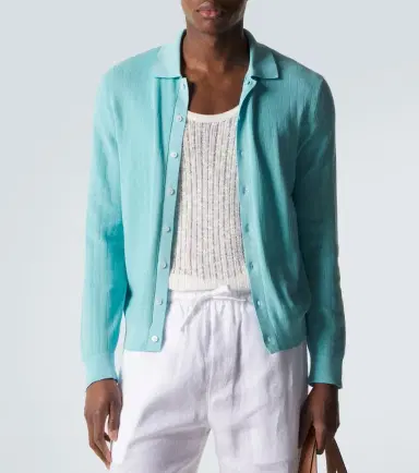 Fedeli Matheus ribbed-knit cotton cardigan | Thumbnail 2