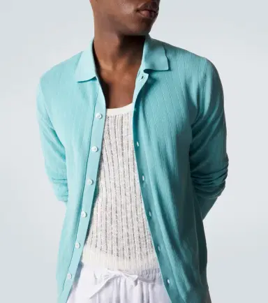 Fedeli Matheus ribbed-knit cotton cardigan | Thumbnail 4