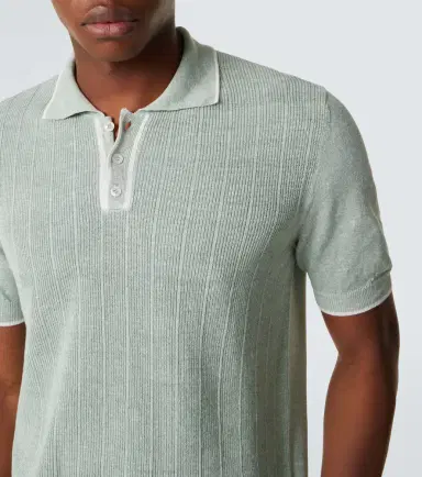 Fedeli Dodo linen and cotton polo shirt | Thumbnail 2 Fedeli Dodo linen and cotton polo shirt | Thumbnail 2