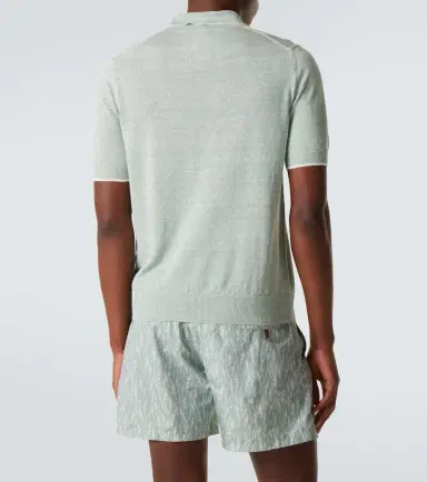 Fedeli Dodo linen and cotton polo shirt | Thumbnail 5 Fedeli Dodo linen and cotton polo shirt | Thumbnail 5