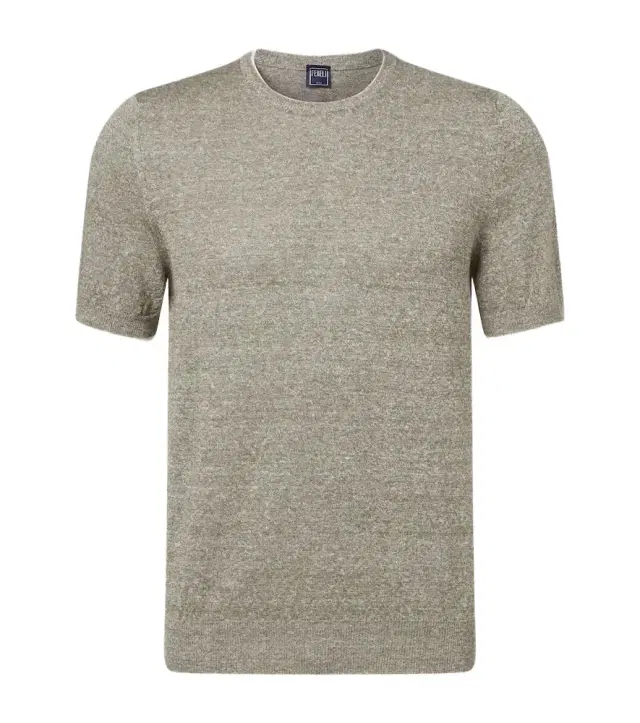 Linen and cotton sweater