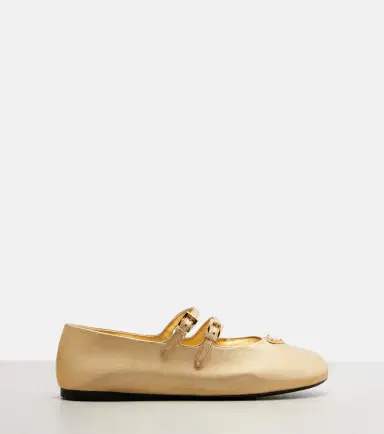 Prada Metallic leather Mary Jane flats | Thumbnail 2 Prada Metallic leather Mary Jane flats | Thumbnail 2