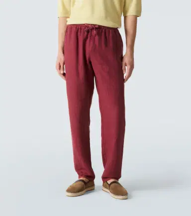 FEDELI Linen tapered pants | Thumbnail 4 FEDELI Linen tapered pants | Thumbnail 4
