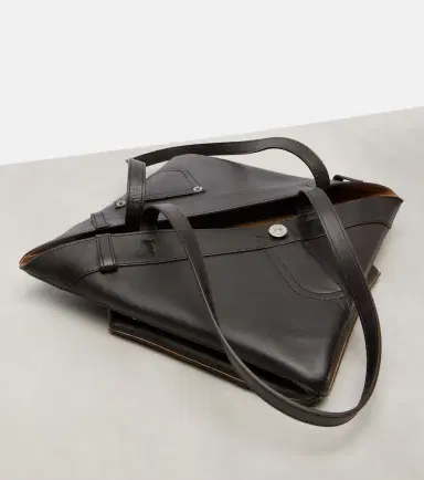 Loewe Puzzle Fold Medium leather tote bag | Thumbnail 3