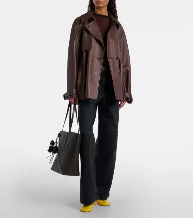 Loewe Puzzle Fold Medium leather tote bag | Thumbnail 7