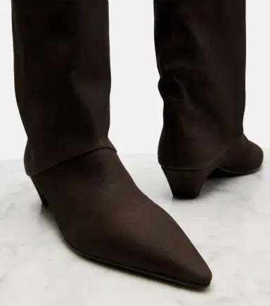 Prada Leather knee-high boots | Thumbnail 4