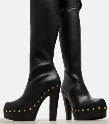 Chloé Chloé Lola studded leather over-the-knee boots | Thumbnail 3 Chloé Chloé Lola studded leather over-the-knee boots | Thumbnail 3