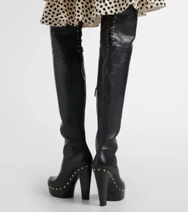 Chloé Chloé Lola studded leather over-the-knee boots | Thumbnail 6 Chloé Chloé Lola studded leather over-the-knee boots | Thumbnail 6