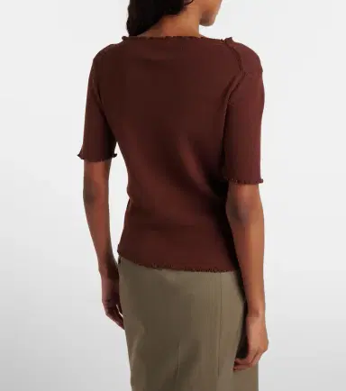 Jardin des Orangers Cotton, silk, and cashmere sweater | Thumbnail 4