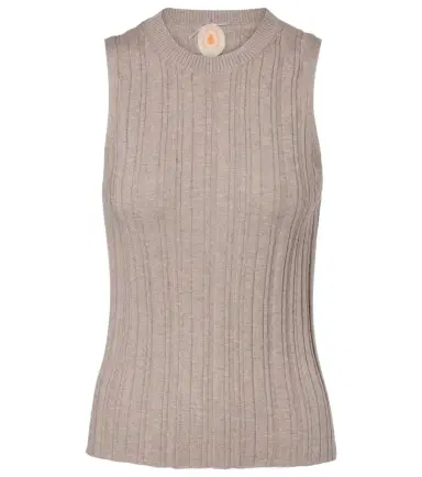 Jardin des Orangers Cotton, silk, and cashmere tank top | Thumbnail 1