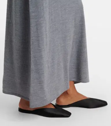 Jardin des Orangers Off-shoulder virgin wool maxi dress | Thumbnail 2