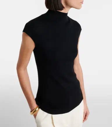 Jardin des Orangers Ribbed-knit virgin wool top | Thumbnail 2
