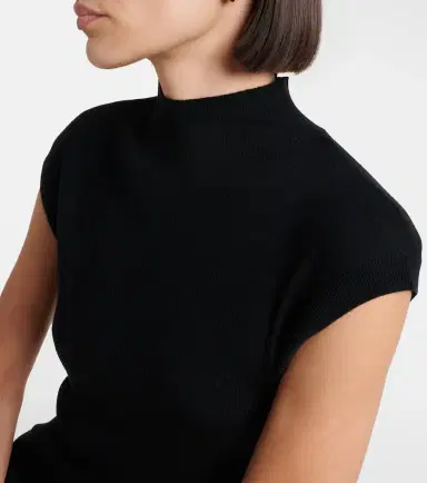 Jardin des Orangers Ribbed-knit virgin wool top | Thumbnail 3