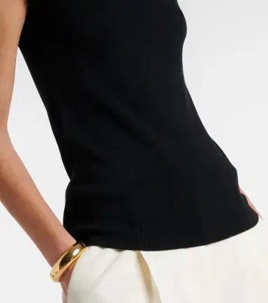 Jardin des Orangers Ribbed-knit virgin wool top | Thumbnail 5