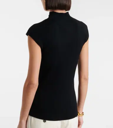 Jardin des Orangers Ribbed-knit virgin wool top | Thumbnail 6