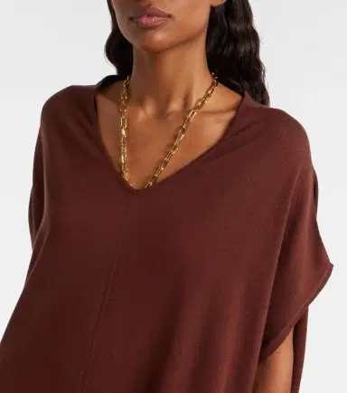 Jardin des Orangers Cotton, silk, and cashmere midi dress | Thumbnail 3 Jardin des Orangers Cotton, silk, and cashmere midi dress | Thumbnail 3