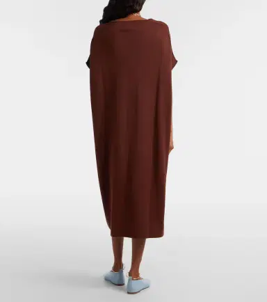 Jardin des Orangers Cotton, silk, and cashmere midi dress | Thumbnail 5 Jardin des Orangers Cotton, silk, and cashmere midi dress | Thumbnail 5