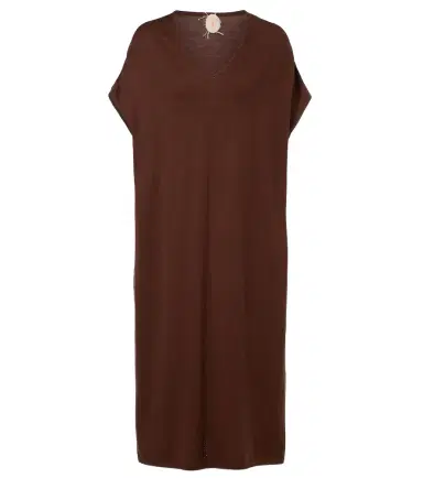 Jardin des Orangers Cotton, silk, and cashmere midi dress | Thumbnail 1 Jardin des Orangers Cotton, silk, and cashmere midi dress | Thumbnail 1