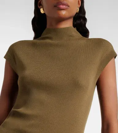 Jardin des Orangers Ribbed-knit virgin wool top | Thumbnail 6