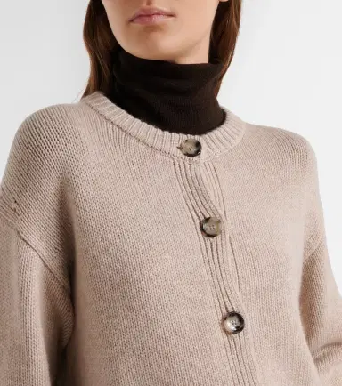 Jardin des Orangers Wool and cashmere cardigan | Thumbnail 3