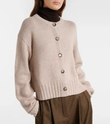Jardin des Orangers Wool and cashmere cardigan | Thumbnail 5