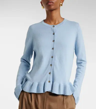 Jardin des Orangers Cotton and cashmere cardigan | Thumbnail 4