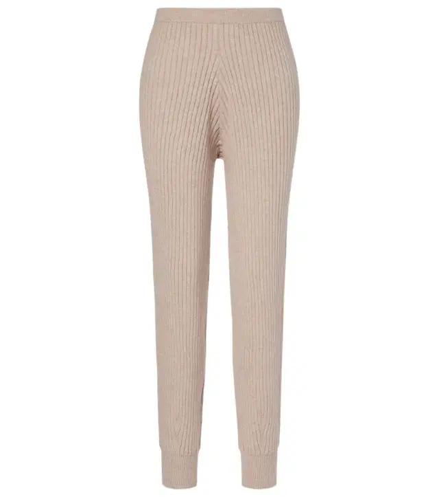 Ribbed-knit cotton and cashmere sweatpants