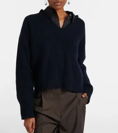 Jardin des Orangers Cotton and cashmere sweater | Thumbnail 2