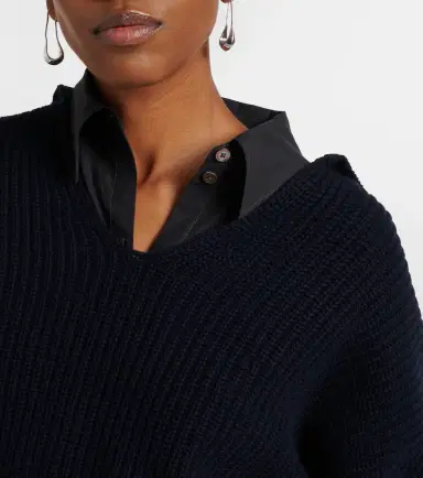 Jardin des Orangers Cotton and cashmere sweater | Thumbnail 3
