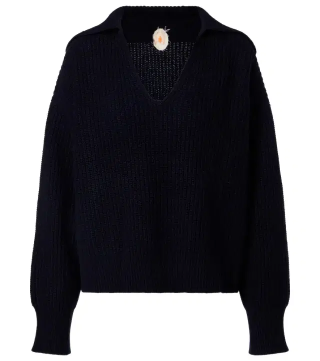 Cotton and cashmere sweater