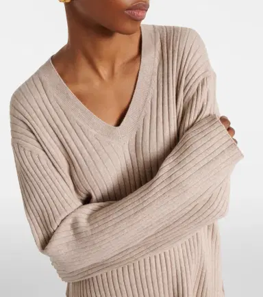 Jardin des Orangers Ribbed-knit cotton and cashmere sweater | Thumbnail 5