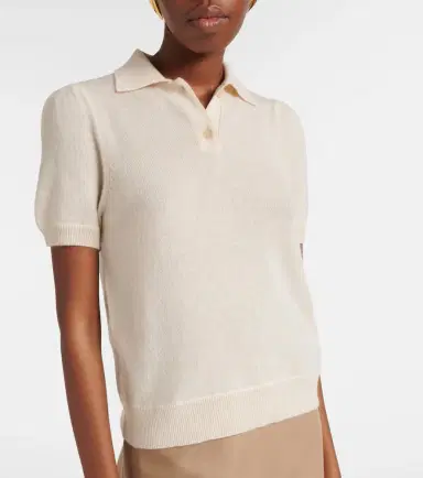 Jardin des Orangers Cashmere polo sweater | Thumbnail 2