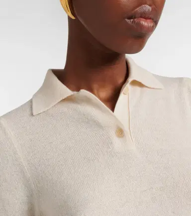 Jardin des Orangers Cashmere polo sweater | Thumbnail 3