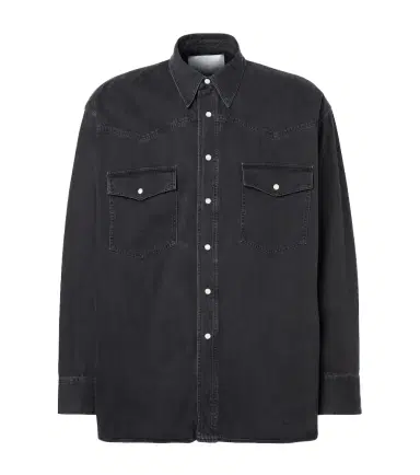 Studio Nicholson Mylo denim overshirt | Thumbnail 1 Studio Nicholson Mylo denim overshirt | Thumbnail 1