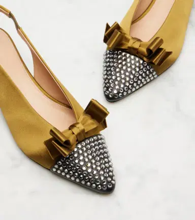 Chloé Chloé Alba 20 embellished satin slingback pumps | Thumbnail 3 Chloé Chloé Alba 20 embellished satin slingback pumps | Thumbnail 3