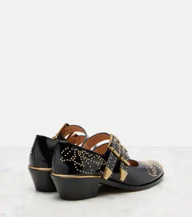 Chloé Chloé Susanna 40 studded leather Mary Jane pumps | Thumbnail 4