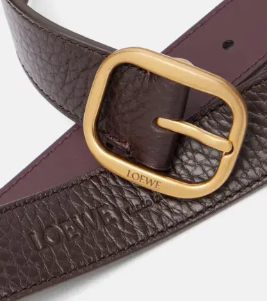 Loewe Rounded leather belt | Thumbnail 2