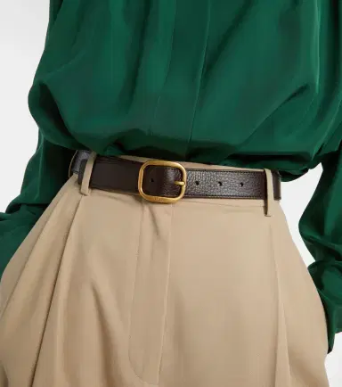 Loewe Rounded leather belt | Thumbnail 3